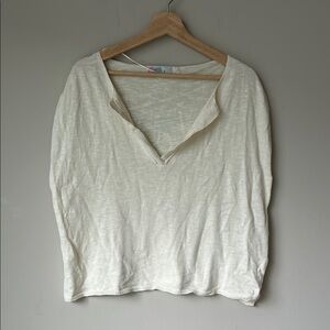Free People Marine Del Sol Top Cream XS